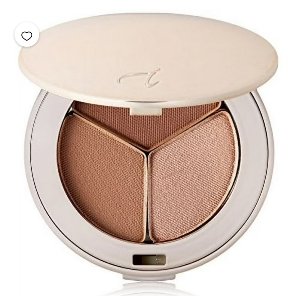 NEW- $34 JANE IREDALE PurePressed Eye Shadow Triple – Brown Sugar